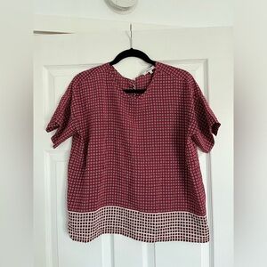 Madewell Silk Blouse. Size Medium.